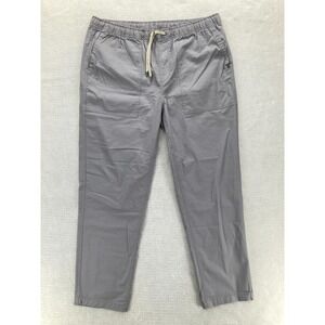 Vuori Ripstop Traveler Jogger Pants Mens 2XL Gray Organic Cotton Stretch Gym